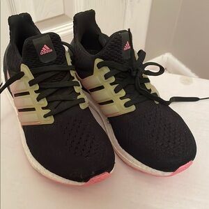 Adidas Black and Pink Athletic Shoes for Peak Performance